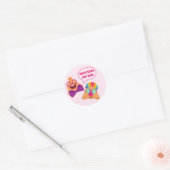 Personalisiert Purim Hamentashen Runder Aufkleber (Umschlag)