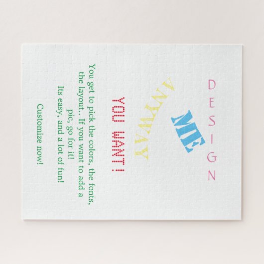 Personalisiert Puzzle (Horizontal)