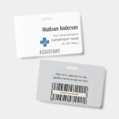 Personalisiert-PVC-Abzeichen - Employee.Event.Dura Ausweis (Vorder- & Rückseite)