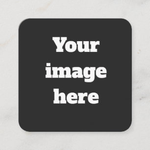Personalisiert Quadratische Visitenkarte