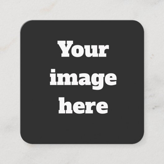 Personalisiert Quadratische Visitenkarte (Vorderseite)