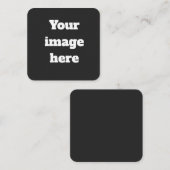Personalisiert Quadratische Visitenkarte (Vorne/Hinten)