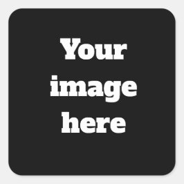 Personalisiert Quadratischer Aufkleber