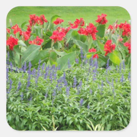 Personalisiert Quadratischer Aufkleber (Vorderseite)