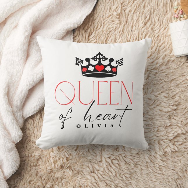 Personalisiert Queen Crown Kissen (Decke)