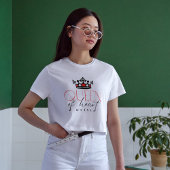 Personalisiert Queen Crown T-Shirt