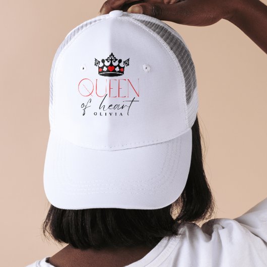 Personalisiert Queen Crown Truckerkappe