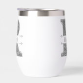 Personalisiert R Initial Silver Monogram Ihr Name (Rechts)