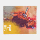 Personalisiert Racing Individuelle Name Blanket Fleecedecke (Vorderseite (Horizontal))