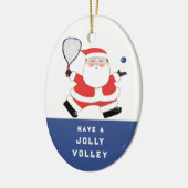Personalisiert Racquetball 2023 Weihnachten Keramik Ornament (Links)