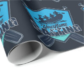 Personalisiert Rafting Whitewater River Adventure Geschenkpapier (Rolleneckpunkt)