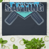 Personalisiert Rafting Whitewater River Adventure Geschirrtuch (Gefaltet)