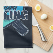 Personalisiert Rafting Whitewater River Adventure Geschirrtuch (Viertel Falte)