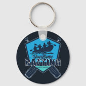 Personalisiert Rafting Whitewater River Adventure Schlüsselanhänger (Vorderseite)