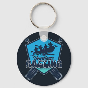 Personalisiert Rafting Whitewater River Adventure Schlüsselanhänger