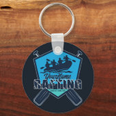 Personalisiert Rafting Whitewater River Adventure Schlüsselanhänger (Vorderseite)