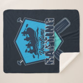 Personalisiert Rafting Whitewater River Adventure Sherpadecke (Vorderseite (Horizontal))