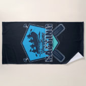 Personalisiert Rafting Whitewater River Adventure Strandtuch (Vorderseite)