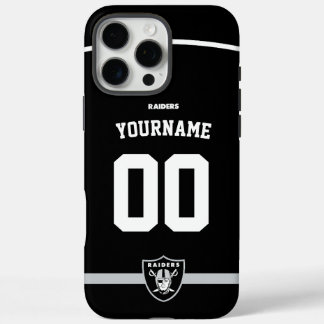 Personalisiert Raiders Jersey American Football iPhone 16 Pro Max Hülle