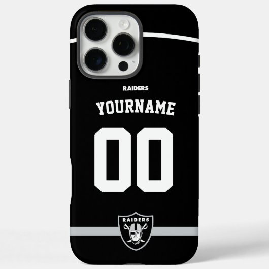 Personalisiert Raiders Jersey American Football Case-Mate iPhone Hülle (Rückseite)
