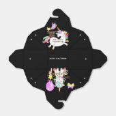 Personalisiert Rainbow Unicorn Danke Party Geschenkschachtel (Ungefaltet)