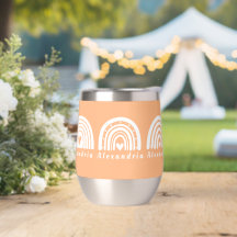 Personalisiert Rainbows Peach