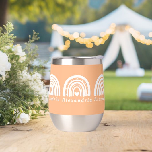 Personalisiert Rainbows Peach (Hochzeit)