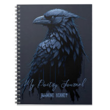 Personalisiert Raven Poetry Journal
