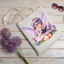 Personalisiert Reading Fairy Freya Tote Bag