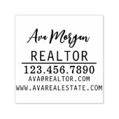 Personalisiert Real Anwesen Agent Geschenk Permastempel (Design)