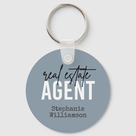 Personalisiert Real Anwesen Agent | Geschenke für Schlüsselanhänger (Vorderseite)