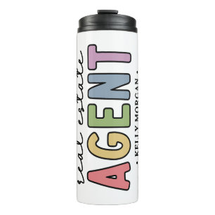 Personalisiert Real Anwesen Agent   Geschenke von  Thermosbecher