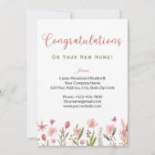 Personalisiert Realtor Herzlichen Glückwunsch Klie Karte (Vorderseite)