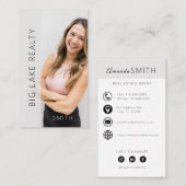 Personalisiert Realtor Modernes Design für vertika Visitenkarte (Vorne/Hinten)