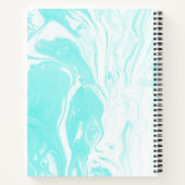 Personalisiert Recipe Aqua Blue Marbella Zuhause C Notizblock (Rückseite)