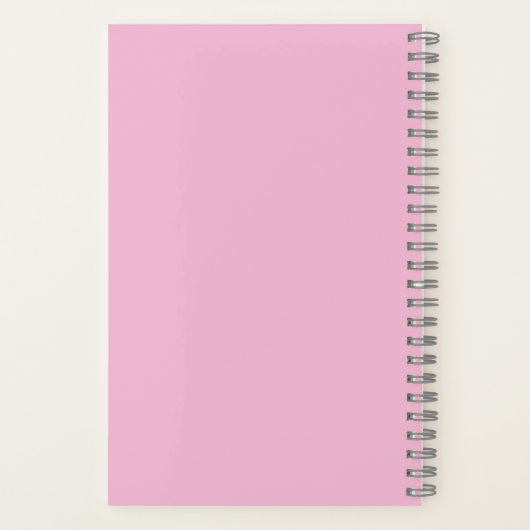 Personalisiert Recipe Organizer Notebook: Blumenko Notizblock (Rückseite)