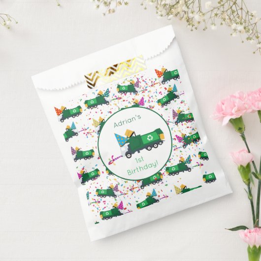 Personalisiert Recycelnd Garbage Truck Party Muste Geschenktütchen (Versiegelt)