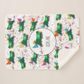 Personalisiert Recycelnd Garbage Truck Party Muste Sherpadecke (Vorderseite (Horizontal))