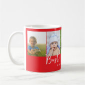 Personalisiert Red Best Oma Foto Kaffeetasse (Links)
