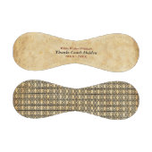 Personalisiert Red Black Baseball Coach Danke (Paneele)