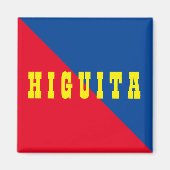 Personalisiert Red Blue Yellow Higuita Magnet (Vorne)