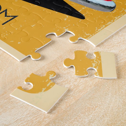 Personalisiert Red Classic Lkw Garage Puzzle (Seite)