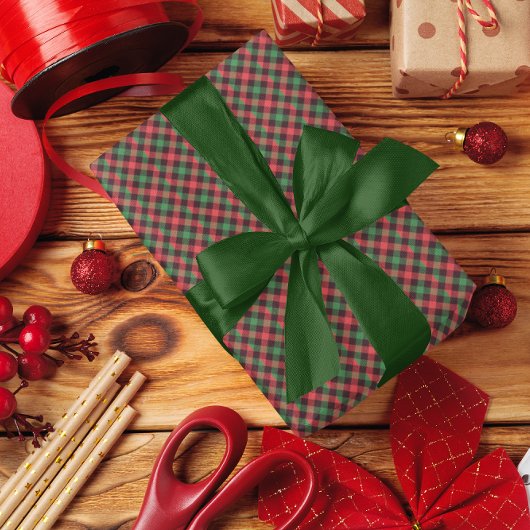 Personalisiert Red Green Kariert Tartan Golfhandtu Golfhandtuch