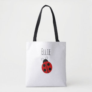 Personalisiert Red Ladybug Bag Tasche