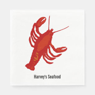 Personalisiert Red Lobster Napkins Serviette