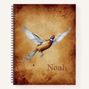 Personalisiert Red Neck Pheasant Journal-Notebook Notizblock