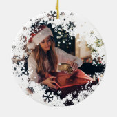 Personalisiert Red Nose Rudolf Weihnachtsschmuck (Hinten)