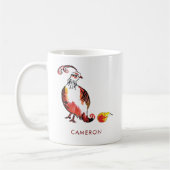 Personalisiert Red Partridge Birne Niedlich Boho H Kaffeetasse (Links)