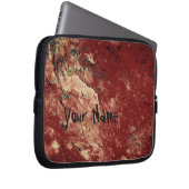 Personalisiert Red Rock Laptopschutzhülle (Vorne Rechts)