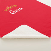Personalisiert Red Sherpa Blanket Sherpadecke (3/4)